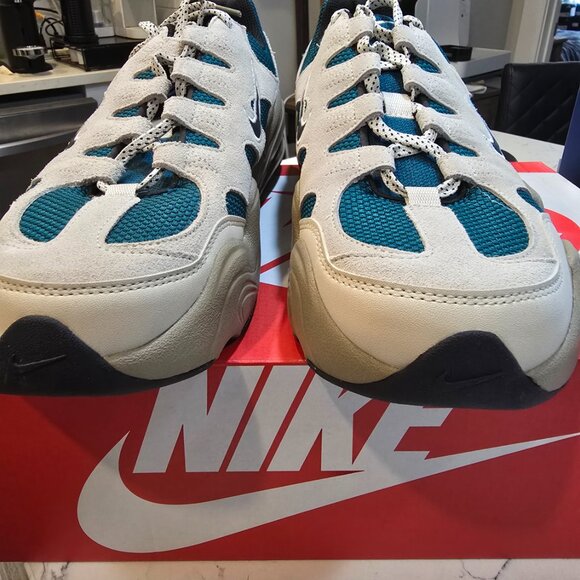 Nike Tech Hera Men's Shoes Size 10.5 FJ9532 110 LT Orewood Brown/Teal/Khaki NEW - Picture 5 of 14